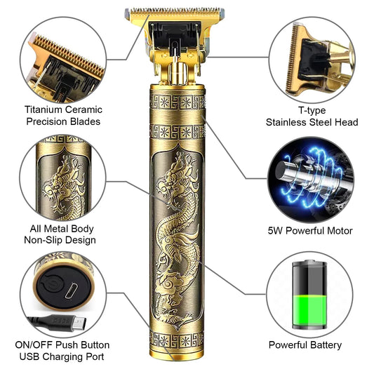 Vintage T9 Hair Trimmer for Men